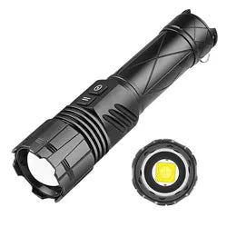 Linterna LED Recargable, 30W, 2000 lúmenes, recargable