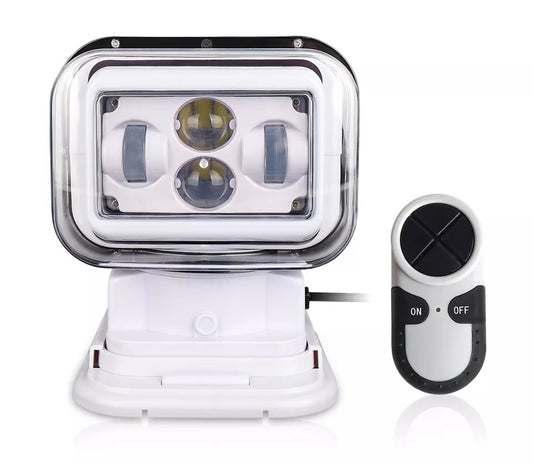 Foco LED Busca Caminos con control remoto inalámbrico