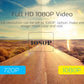 Cámara de grabación inalámbrica Full Hd para vehículo, con doble lente frontal y trasera 4K.