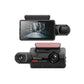 Cámara con lente para vehículo, grabadora de vídeo dvr frontal y trasera,  inalámbrica