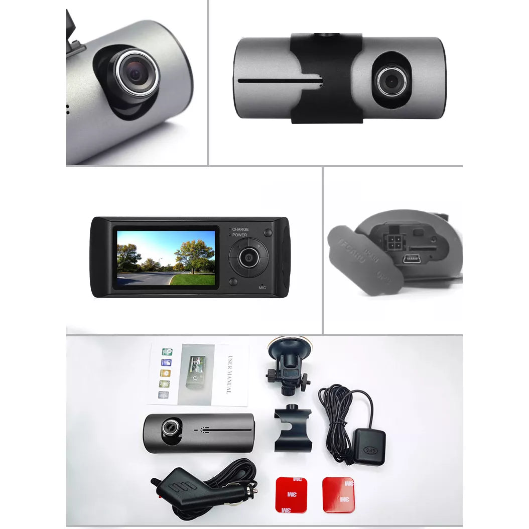 Cámara para vehiculo Full HD, sensor G, caja negra, videocámara.