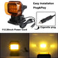 Luz Led de trabajo magnética 12V, reflector de 360 grados para coche, SUV.