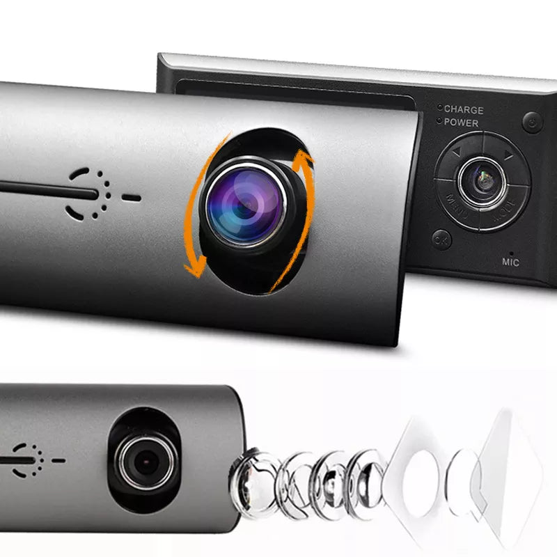 Cámara para vehiculo Full HD, sensor G, caja negra, videocámara.