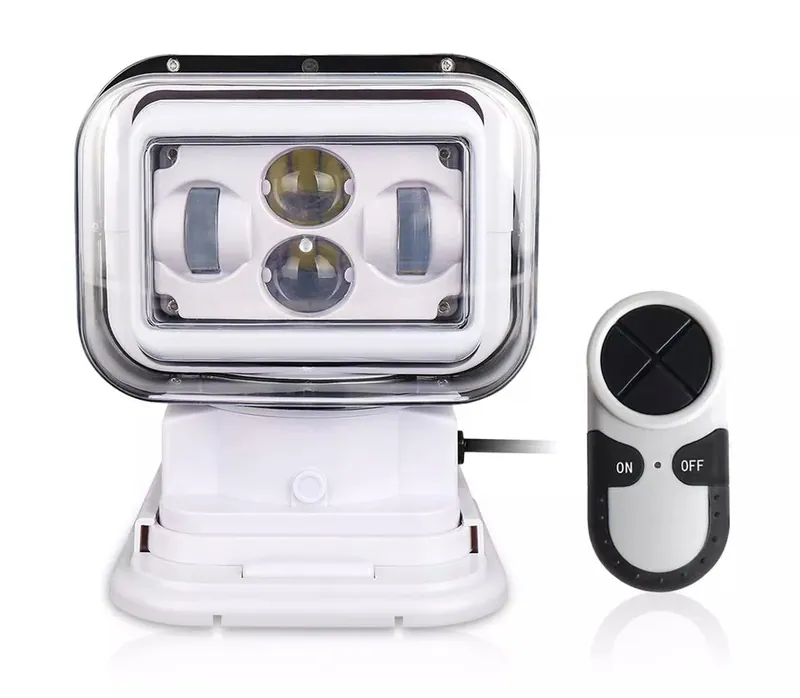 Foco LED Busca Caminos con control remoto inalámbrico