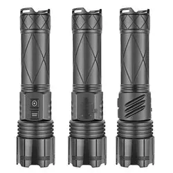 Linterna LED Recargable, 30W, 2000 lúmenes, recargable
