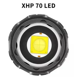 Linterna LED Recargable, 30W, 2000 lúmenes, recargable