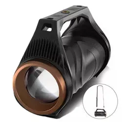Foco portátil LED impermeable para exteriores