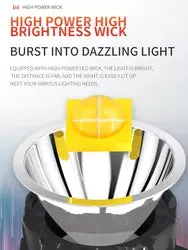 Linterna Led portátil, reflector de 400 lúmenes