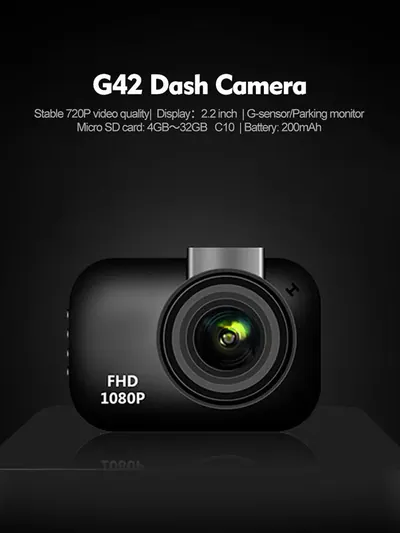 Mini Dash Cam, DVR HD 720P, gran angular, LCD, 2,2 pulgadas